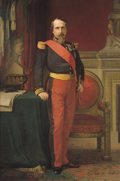 Ritratto di Napoleone III (1808-73) 1862 da Hippolyte Flandrin